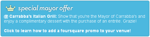 Carrabbas-Foursquare-Special-Offer